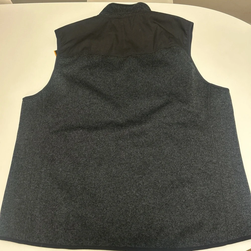 Men’s Orvis Navy Blue outdoor performance fleece vest snap pockets size XL NWT